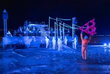 Bildet viser en åpning av Barens Spektakel.